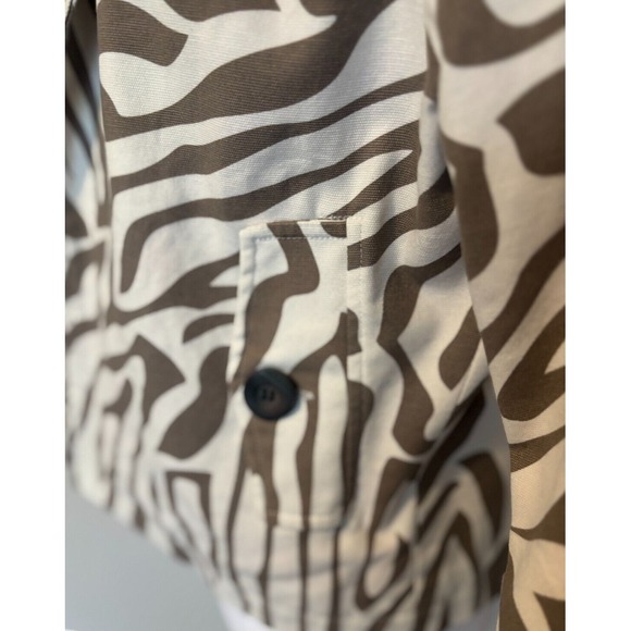 Patrick Christopher‎ Open Front Blazer Front Pockets Orange Liner Size Medium - Picture 2 of 5